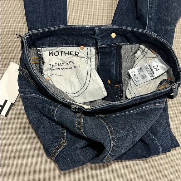 Mother Jeans The Looker in Flowers From The Storm Women's Size 24 - Picture 10 of 15